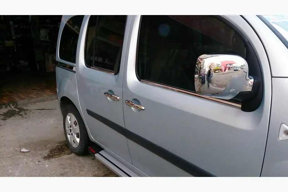 Mercedes Citan 2013-2021 гг. Окантовка окон Нержавейка Передние двери Image