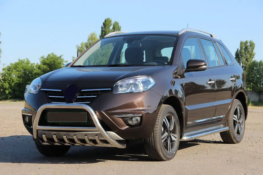 Renault Koleos 2008-2016 гг. Кенгурятник WT003 (нержавейка)