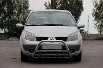 Renault Scenic/Grand 2003-2009 гг. Кенгурятник WT004 (нержавейка) фото 1