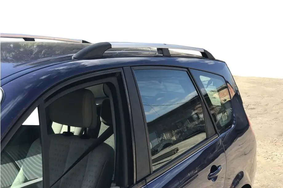 Renault Scenic/Grand 2003-2009 гг. Хромированные Рейлинги (2 шт) Длинная База (Grande)