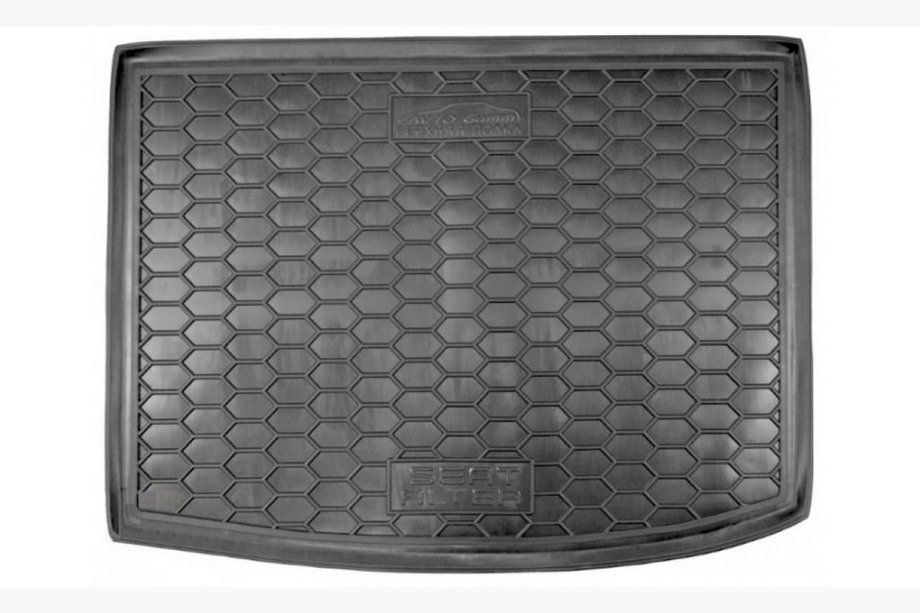 Seat Altea 2004-2015 гг. Коврик багажника верхняя полка (Autogumm, резина) Image