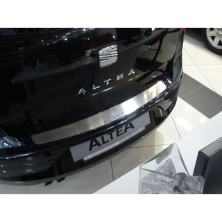 Накладка на задний бампер Nataniko (стандарт, нержавейка) Seat Altea 2004-2015 гг.