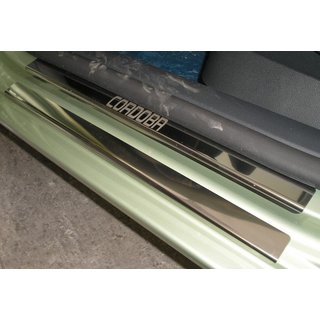Накладки на Пороги Nataniko (8 шт., Нержавейка) Seat Cordoba 2000-2009 гг.