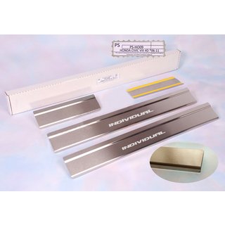 Накладки на пороги Natanika Standard (4 шт, нержавейка) Seat Exeo 2008-2013 гг.