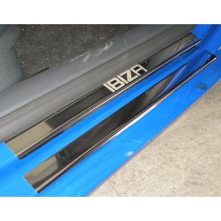 Накладки на Пороги Nataniko (8 шт., Нержавейка) Seat Ibiza 2002-2009 гг.