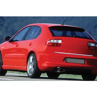 Накладка на багажник нержавейка Seat Leon 2005-2012 гг. фото 1