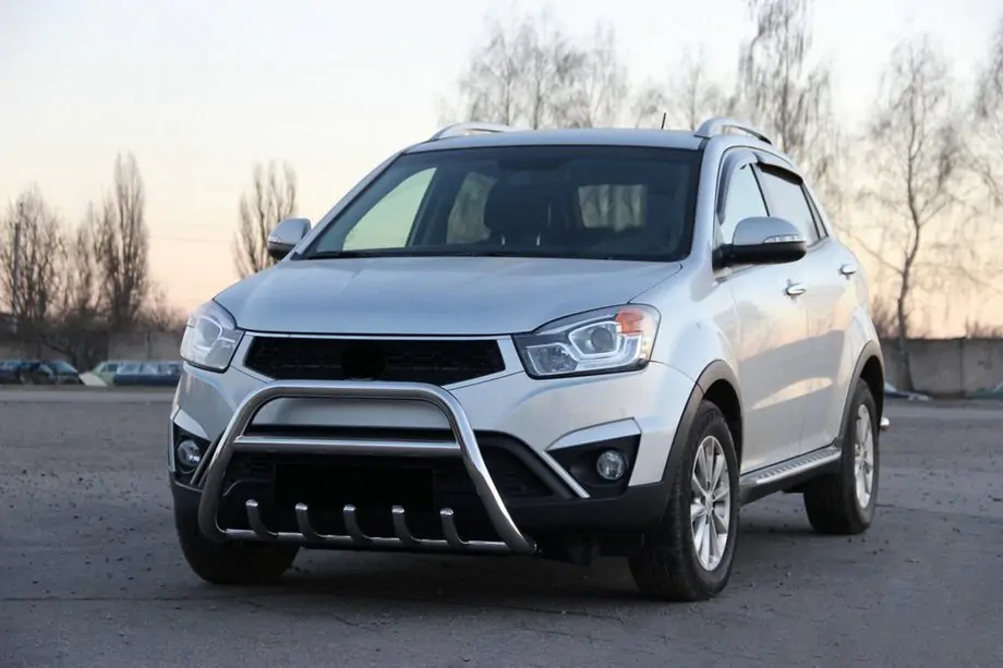 SsangYong Korando 2010-2019 гг. Кенгурятник WT003 (нержавейка)