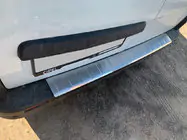 Opel Vivaro 2015-2019 гг. Накладка на задний бампер OmsaLine Нержавейка фото 1