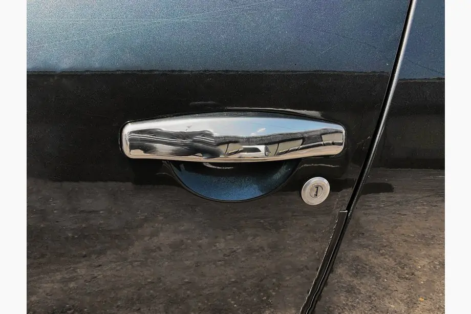 Renault Duster 2008–2017 гг. Хромированные Накладки на Ручки (4 шт., Нержавейка) Фото 5