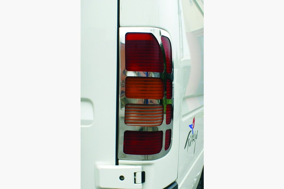 Volkswagen LT 1995-2006 гг. Окантовка задних фонарей (2 шт, нержавейка) Image