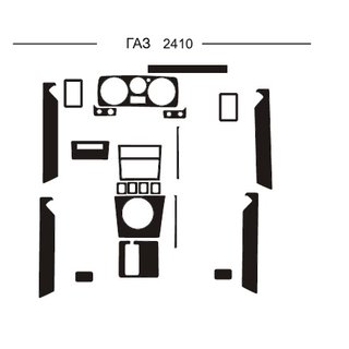 Накладки на панель приборов (Hartman) 24 серия 1970-1992 гг. фото 3