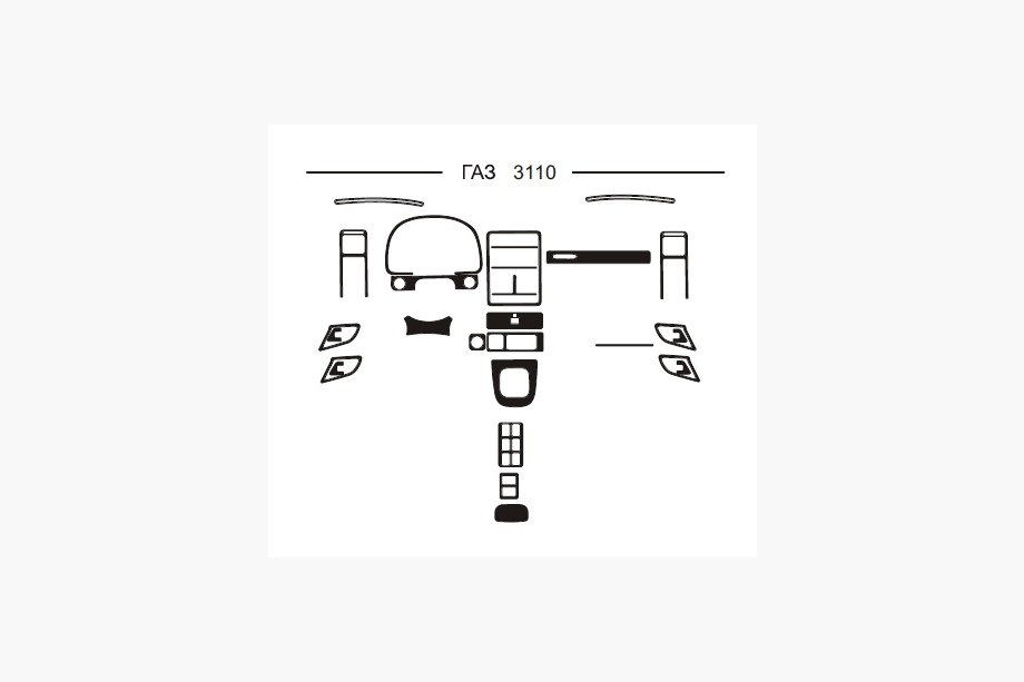 31 серия 1981-1992 гг. Накладки на панель приборов (Hartman) Image
