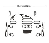 Chevrolet Niva 1998-2020 гг. Накладки на панель приборов (Hartman) фото 1