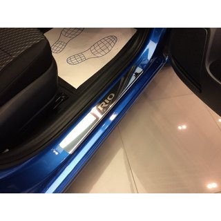 Накладки на пороги Natanika Standard (4 шт, нержавейка) Kia Rio 2005-2011 гг.