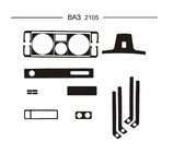 ВАЗ 2105 1980-2010 гг. Накладки на панель приборов (Hartman) фото 1