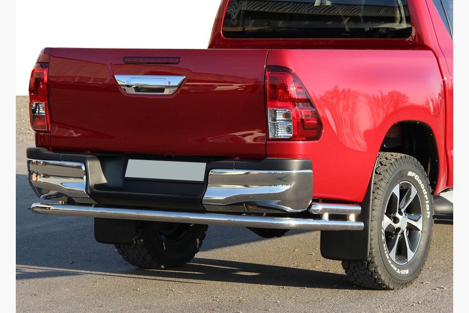 Toyota Hilux 2015- гг. Задняя дуга AK005-2 (нерж. сталь) Image