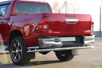 Toyota Hilux 2015- гг. Задняя дуга AK005-2 (нерж. сталь) фото 5