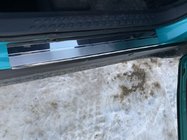 Toyota C-HR 2016-2023 гг. Накладки на пороги Nataniko (4 шт., нержавейка) Premium - Лента 3M, 0.8 мм фото 1