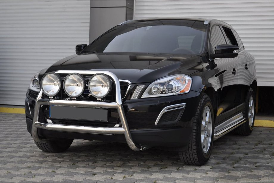 Защита переднего бампера WT018 (нержавейка) Image