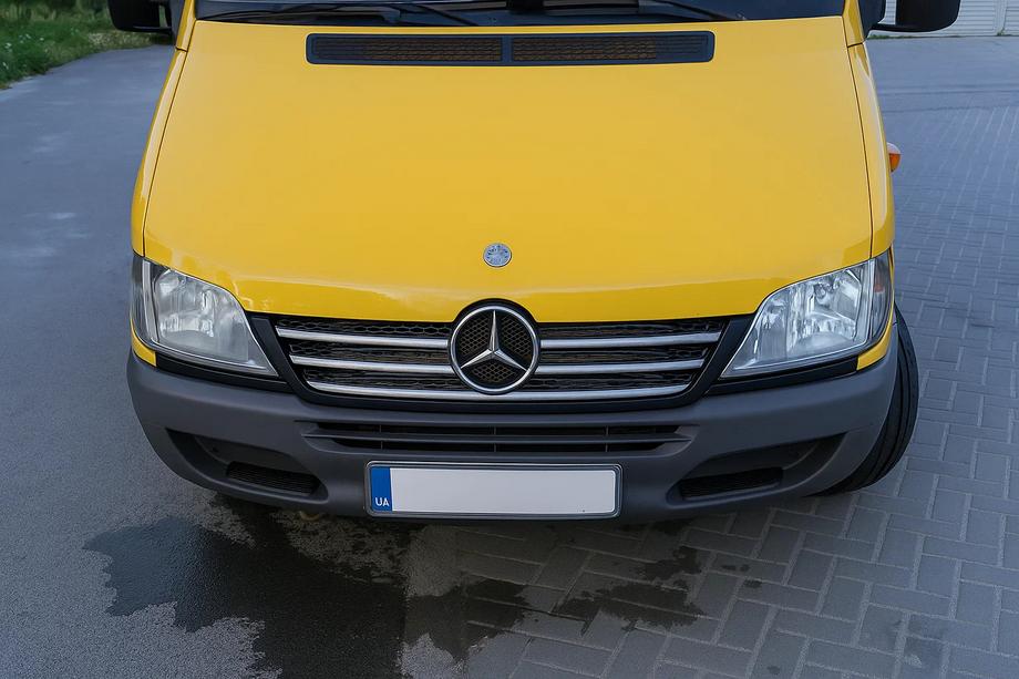 Mercedes Sprinter W901/902/903/904/905 1995–2006 гг. Хромированные накладки на рамку решетки радиатора (2002-2006, 5 частей, нержавейка) OmsaLine - Итальянская Нержавейка Фото 3