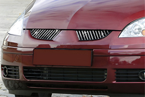Mitsubishi Colt 2004-2012 гг. Хромированные накладки на решетку радиатора (24 шт, нержавейка) фото 1