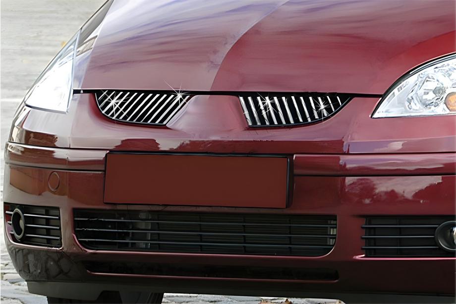 Mitsubishi Colt 2004-2012 гг. Хромированные накладки на решетку радиатора (24 шт, нержавейка) Image