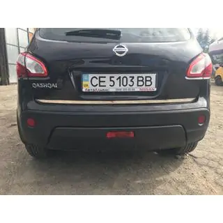 Накладка на порог багажника нержавейка фото 3