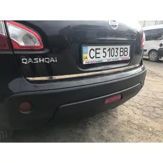 Накладка на порог багажника нержавейка фото 4