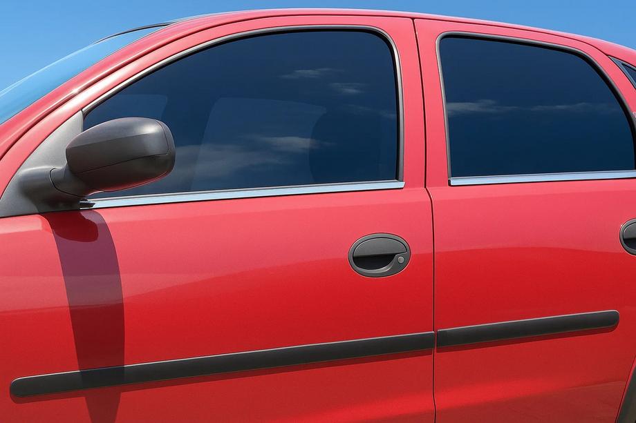 Opel Corsa C 2000-2006 гг. Наружные Окантовки Окон Нержавеющая Сталь (4 шт) Image