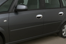 Opel Meriva 2002-2010 гг. Хромированные Накладки на Ручки (4 шт., Нержавейка) фото 1