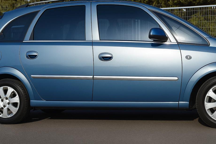 Opel Meriva 2002-2010 гг. Дверные Молдинги Нержавеющая Сталь (4 шт) Image