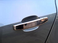 Opel Tigra 2001-2009 гг. Хромированные Накладки на Ручки (2 шт., Нержавейка) фото 2