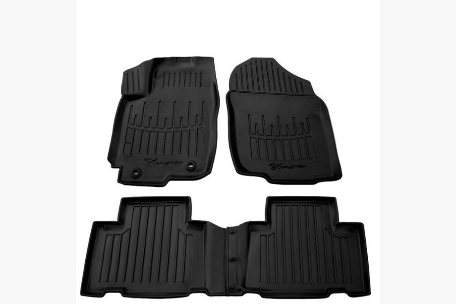 Toyota Rav 4 2013-2018 гг. Коврики резиновые Stingray 3D (4 шт, полиуретан) Image