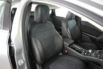 Chrysler 200 II 2014-2017 гг. Авточехлы экокожа+ткань+алькантара Antara A001 (полный салон) фото 2