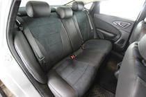 Chrysler 200 II 2014-2017 гг. Авточехлы экокожа+ткань+алькантара Antara A001 (полный салон) фото 4