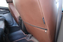 Toyota Land Cruiser Prado 120 2002-2009 гг. Авточехлы экокожа+ткань+алькантара Antara A088 (полный салон) фото 9