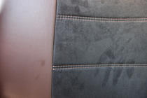 Toyota Land Cruiser Prado 120 2002-2009 гг. Авточехлы экокожа+ткань+алькантара Antara A088 (полный салон) фото 16