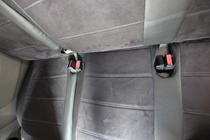 Dacia Logan I 2005-2008 гг. Авточехлы экокожа+ткань+алькантара Antara A001 (полный салон) фото 9