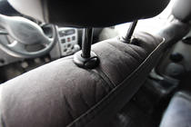 Dacia Logan I 2005-2008 гг. Авточехлы экокожа+ткань+алькантара Antara A001 (полный салон) фото 11