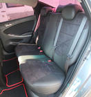 Hyundai Accent 2011-2017 гг. Авточехлы экокожа+ткань+алькантара Antara A001 (полный салон) фото 6