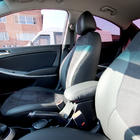 Hyundai Accent 2011-2017 гг. Авточехлы экокожа+ткань+алькантара Antara A001 (полный салон) фото 9