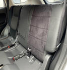 Mitsubishi Outlander 2012-2021 гг. Авточехлы экокожа+ткань+алькантара Antara A001 (полный салон) фото 1