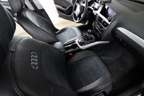 Audi A4 B8 2007-2015 гг. Авточехлы экокожа+ткань+алькантара Antara A001 (полный салон) фото 8