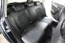 Audi A4 B8 2007-2015 гг. Авточехлы экокожа+ткань+алькантара Antara A001 (полный салон) фото 1