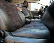 Kia Sportage 2015-2021 гг. Авточехлы экокожа+ткань+алькантара Antara A001 (полный салон) фото 17