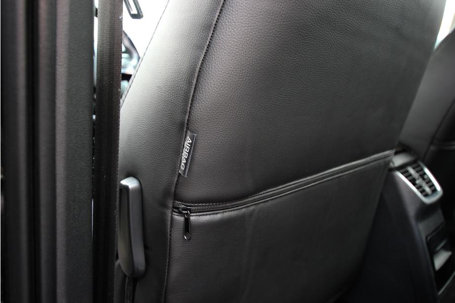 Skoda Octavia III A7 2013-2019 гг. Авточехлы экокожа+ткань+алькантара Antara A001 (полный салон) Image