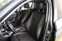 BMW X1 E84 2009-2015 гг. Авточехлы экокожа+ткань+алькантара Antara A001 (полный салон) фото 7