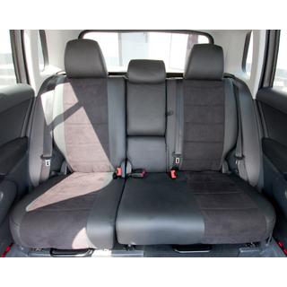 Авточехлы экокожа+ткань+алькантара Antara A001 (полный салон) Volkswagen Tiguan 2016-2023 гг. фото 3