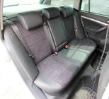 Skoda Octavia II A5 2010-2013 гг. Авточехлы экокожа+ткань+алькантара Antara A001 (полный салон) фото 10