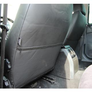 Авточехлы экокожа+ткань+алькантара Antara A001 (полный салон) Skoda Octavia II A5 2010-2013 гг. фото 2